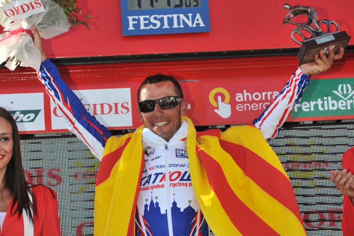 ブエルタ・ア・エスパーニャでステージ優勝を飾ったホアキン・ロドリゲス（スペイン、カチューシャ）