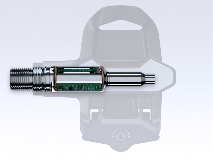 KeoPower axle ペダル軸に歪みケージを内蔵する
