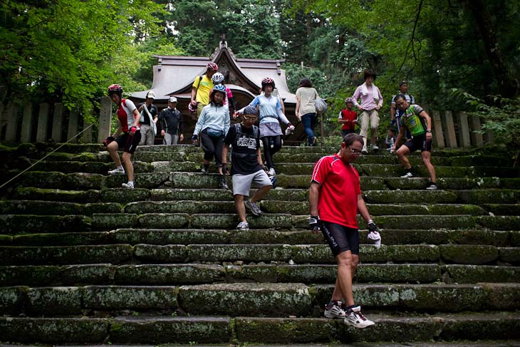 お参りを終え、さあ戻ろう！