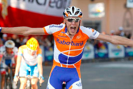 ジロ・デッレミリアで連覇を達成したロバート・ヘーシンク（オランダ、ラボバンク）