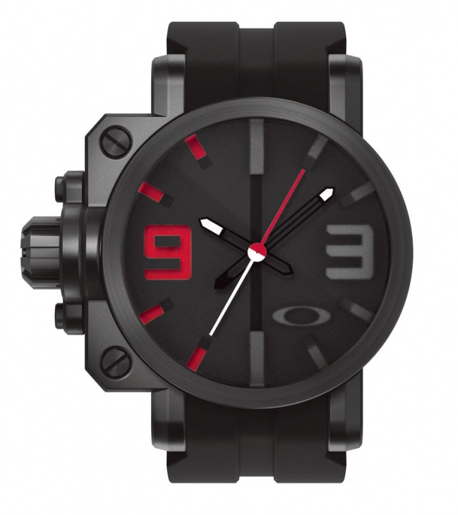 Stealth Black/Black Dial, Rubber Strap