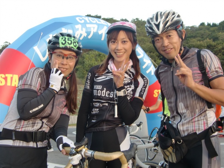 絹代さんも「ガイドツアー60コース(約60km)」を無事完走!