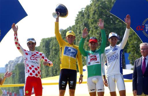 2002年ツールで新人賞を獲得したイヴァン・バッソ(イタリア)