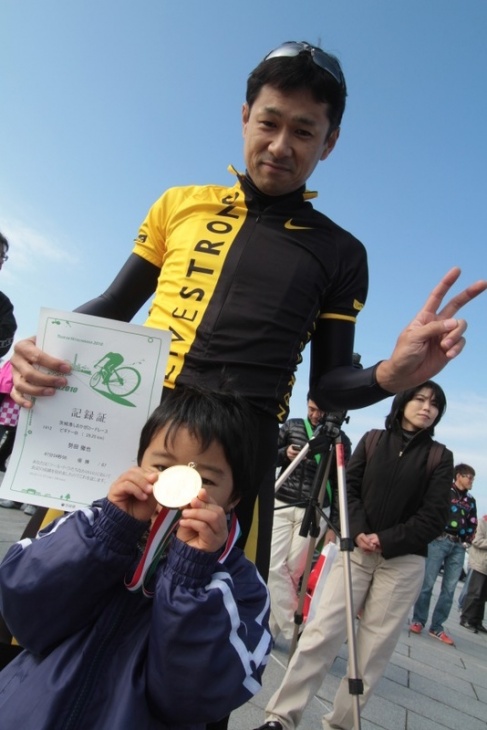 ビギナーB優勝の瀬田徹也さん
