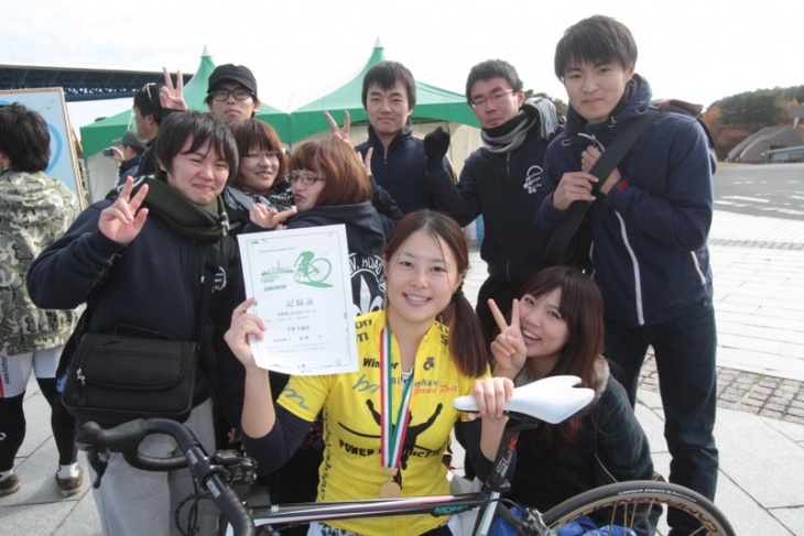 レディース優勝　下澤千亜紀さん（明治学院大学）