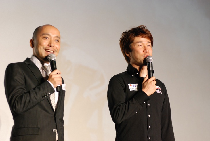MCを務めるのはJ SPORTS実況解説でお馴染みの永田実さんと栗村修さん