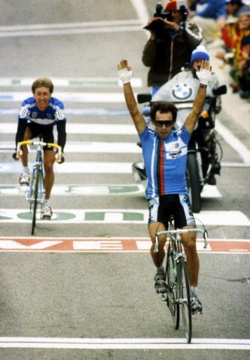 1986年世界選手権ロードを制したモレーノ・アルジェンティン（イタリア）