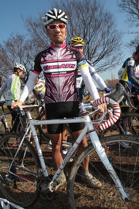 高倉剛 (TeamARI)幻の(?)第1回大会からミストラル皆勤賞!クロモリのLEMONDが愛車