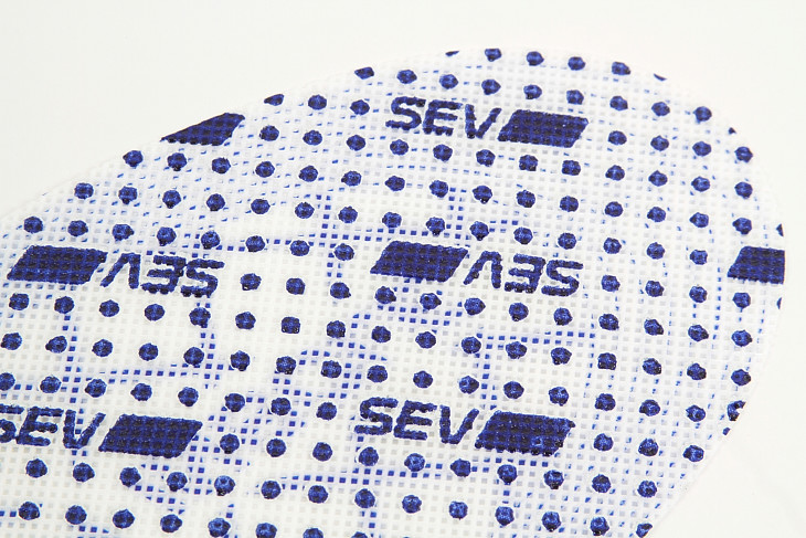 ソール裏側 SEVの有効成分が使用されている