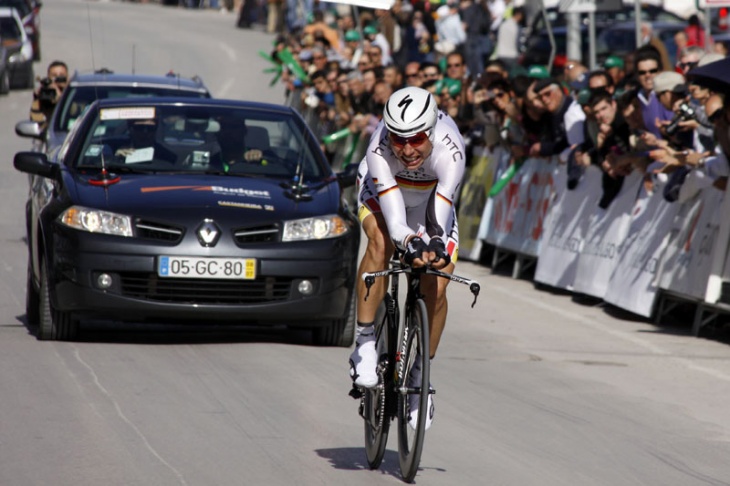 ヴォルタ・アン・アルガルヴェの最終TTで逆転総合優勝に輝いたトニ・マルティン（ドイツ、HTC・ハイロード）