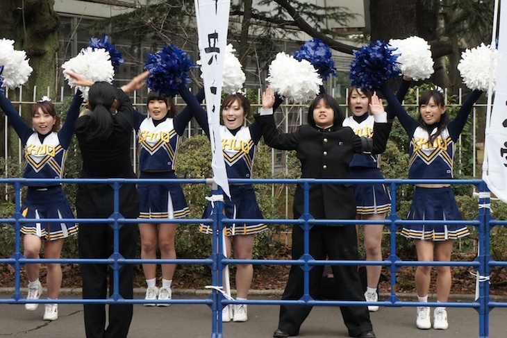 選手同様に応援にも熱が入る!