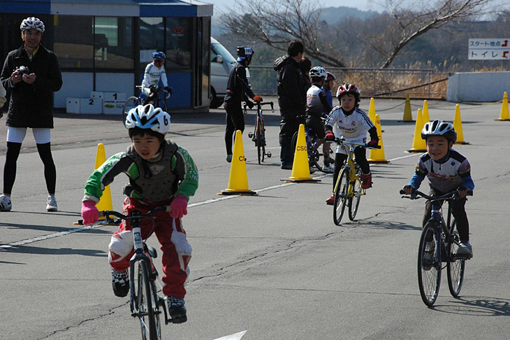 未就学児童の部ゴール勝負