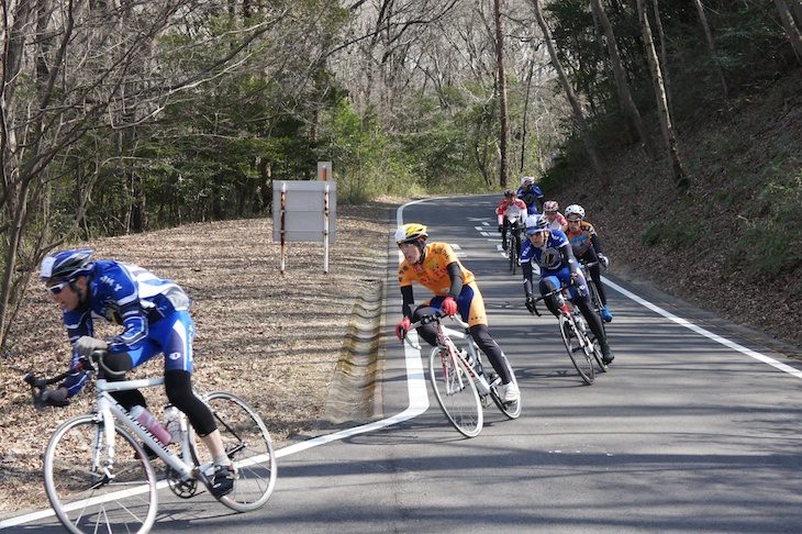 よく整備された林間コースはとても走りやすい