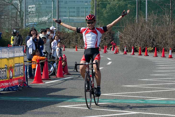 U15レース　優勝は小野寺玲くん