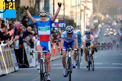 2011年のパリ～ニースでステージ2勝を飾ったトマ・ヴォクレール（フランス、ユーロップカー）