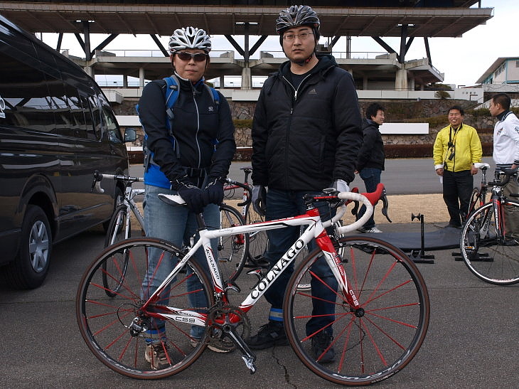 ”COLNAGOは思っていたより乗りやすかったです”と語ってくれた多賀さんご夫妻