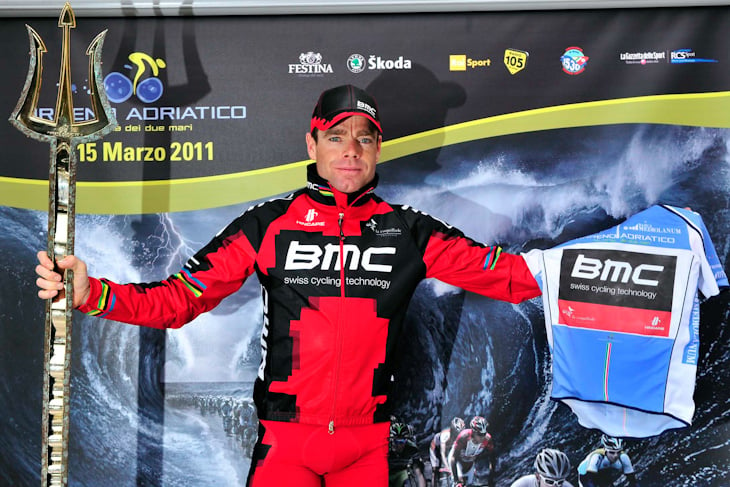昨年ティレーノ〜アドリアティコを制したカデル・エヴァンス（オーストラリア、BMCレーシングチーム）