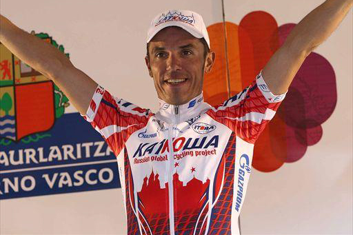 ステージ優勝を飾ったホアキン・ロドリゲス（スペイン、カチューシャ）