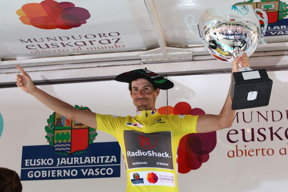 ブエルタ・アル・パイスバスコで総合優勝に輝いたアンドレアス・クレーデン（ドイツ、レディオシャック）