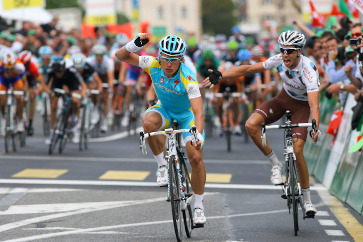 ツール・ド・ロマンディでステージ優勝を飾ったアレクサンドル・ヴィノクロフ（カザフスタン、アスタナ）