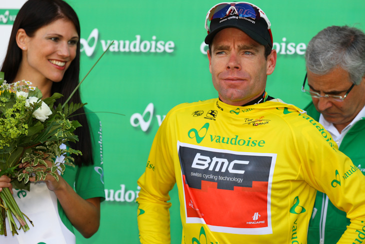 ツール・ド・ロマンディで総合優勝を飾ったカデル・エヴァンス（オーストラリア、BMCレーシングチーム）
