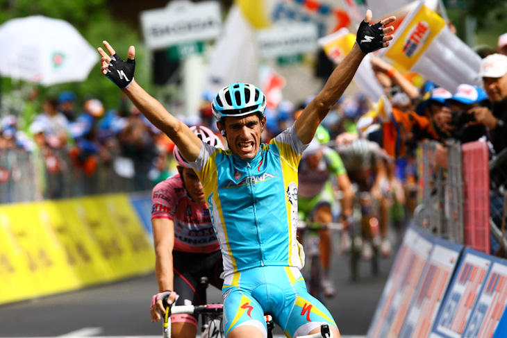 ジロ・デ・イタリア2011でプロ初勝利を飾ったパオロ・ティラロンゴ（イタリア、アスタナ）