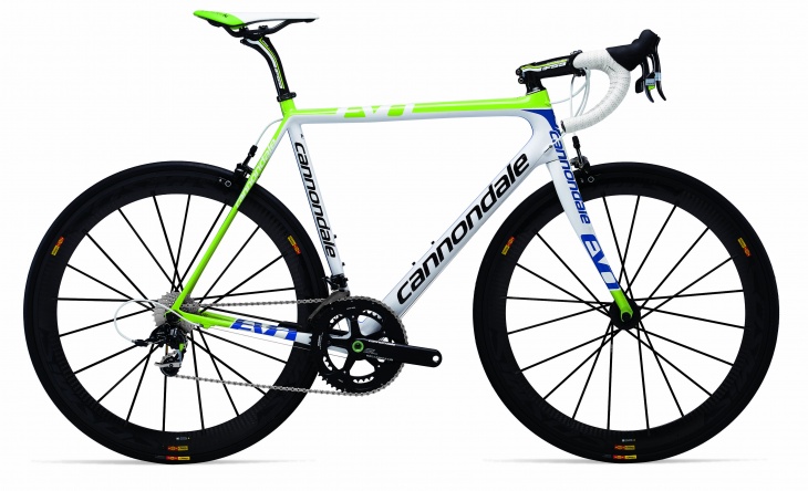 キャノンデールSUPERSIX EVO(リクイガス・キャノンデールチームカラー)