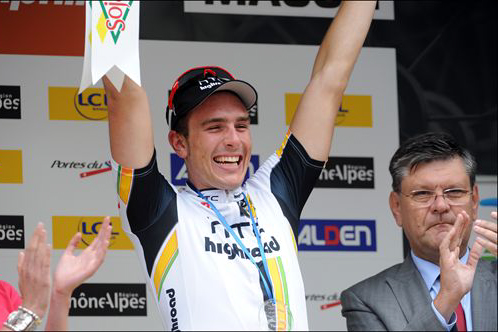 クリテリウム・ドゥ・ドーフィネでステージ2勝を飾ったジョン・デゲンコルブ（ドイツ、HTC・ハイロード）