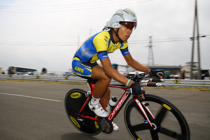 U23　39分43秒のトップタイムで優勝した吉田隼人（鹿屋体育大学）