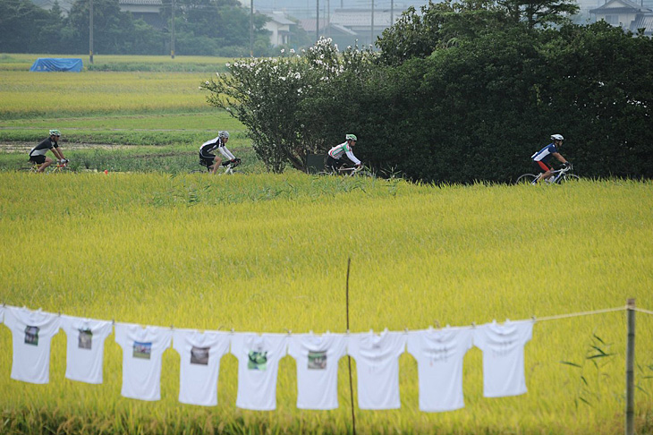 スタートすると広域農道や谷沿いの道を走ってから山に挑む