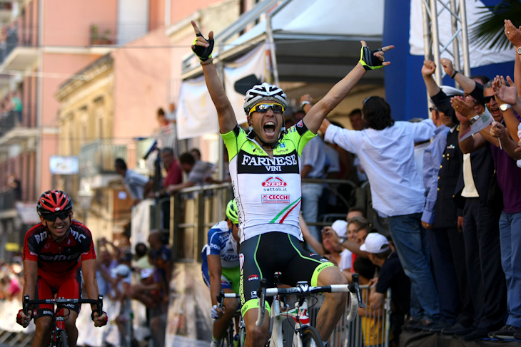 イタリア選手権　優勝ジョヴァンニ・ヴィスコンティ（ファルネーゼヴィーニ・ネーリソットリ）