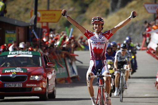 シエラネバダ山頂を制したダニエル・モレーノ(スペイン、カチューシャ)