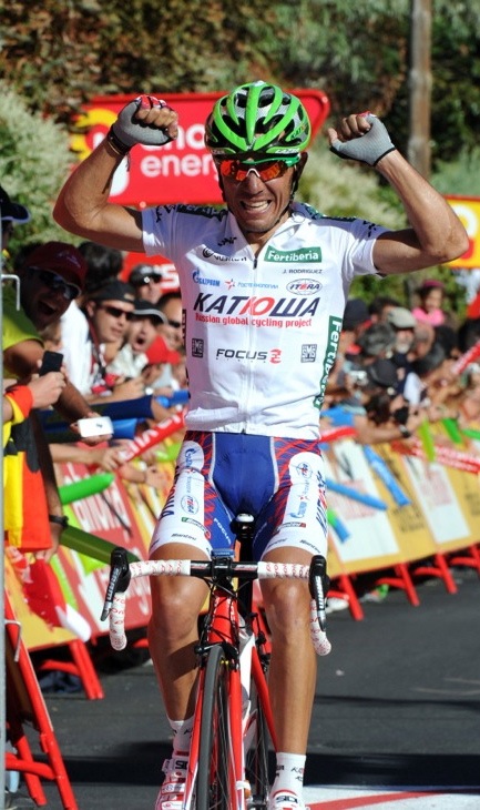激坂ステージで圧勝したホアキン・ロドリゲス（スペイン、カチューシャ）は今大会2勝目