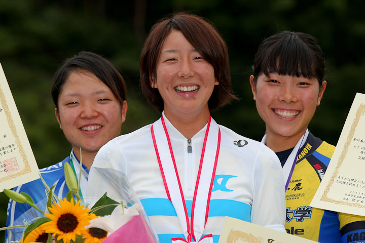 女子ポイントレース 表彰