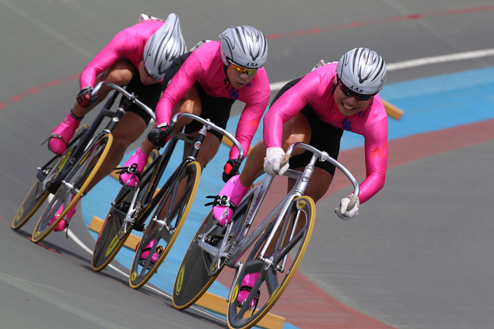 男子チームスプリント予選 1位タイムの日本大