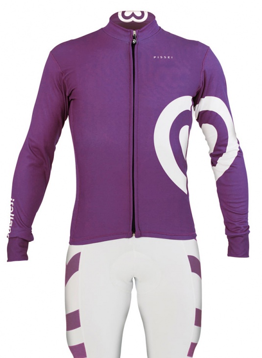 Cuore MAGLIA MANICA LUNGA(Viola)