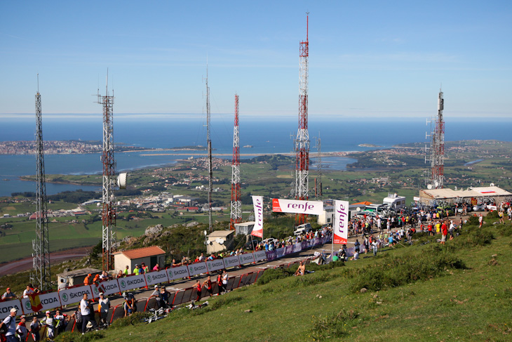 電波塔が立ち並ぶペーニャ・カバルガ頂上