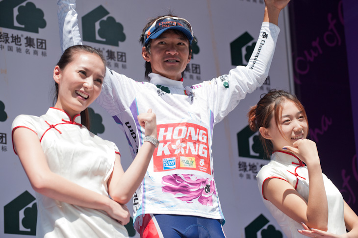 ベスト中国ライダーを獲得したワンカンポー（香港、香港ナショナル）は、大会最年長選手でもある