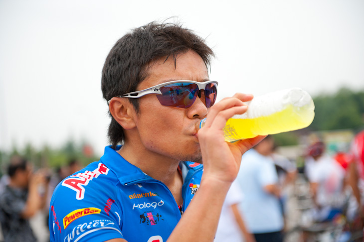 ステージ2位でフィニッシュした西谷泰治(愛三工業レーシングチーム)