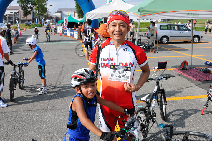 安川雅人くん　安川秀樹さん親子