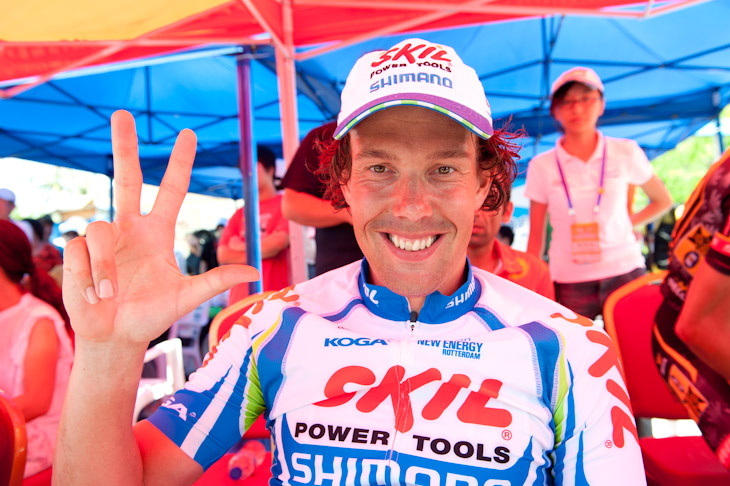 大会3勝目を挙げたケニー・ファンヒュメル(オランダ、スキル・シマノ)