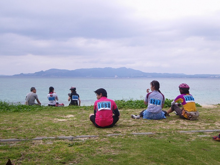 海を眺めてのんびり休憩