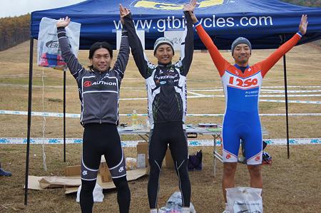 優勝は山本和弘(キャノンデール)、2位池本真也(和光機器AUTHOR)、3位高倉剛(Team12So)