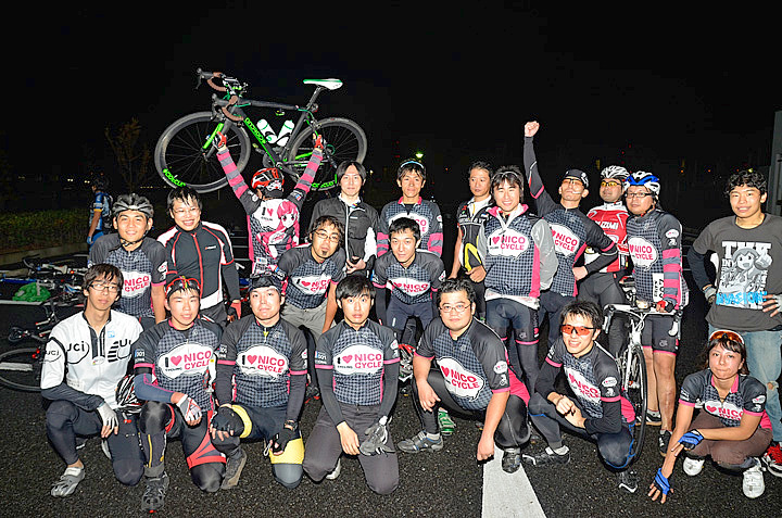 大所帯のニコ生自転車部