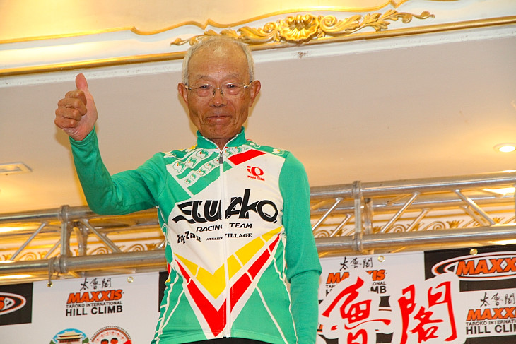 75歳の田口重喜さん(スワコレーシング)も表彰された