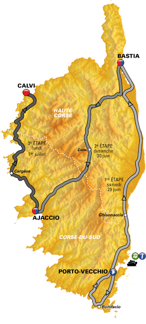 ツール・ド・フランス2013コルシカ3ステージ