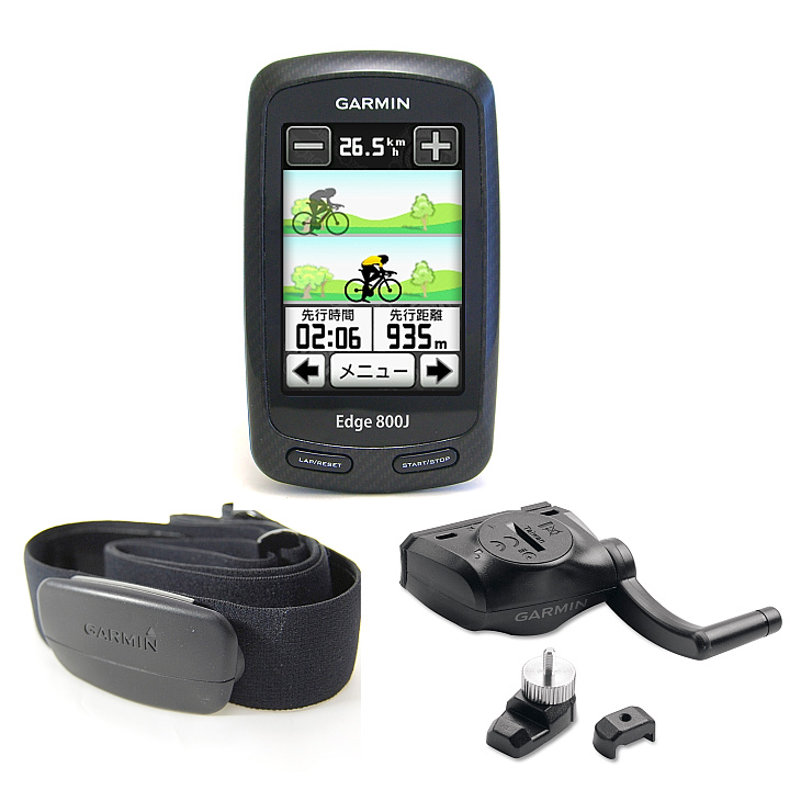 自転車Garmin edge 800j