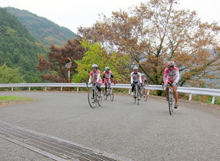 奥多摩の自然の中を登りは延々と続く