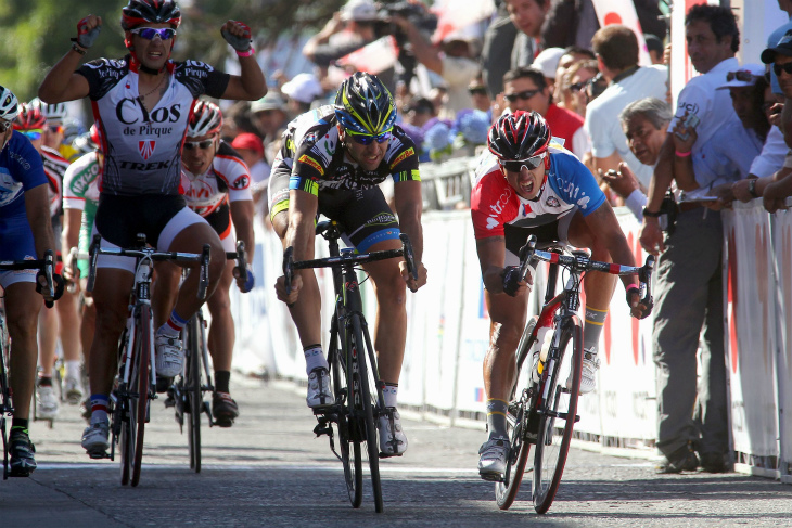 ルイス・マンシーリャ（チリ、クロスデピルケ・トレック）がステージ優勝を飾る