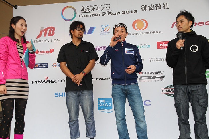 トークショーにはシマノレーシング野寺監督やMTBライダーの池田祐樹さんらもゲスト出演